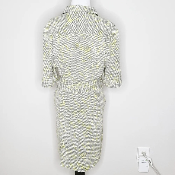 Equipment Axelle Snakeskin Print Tie Waist Dress 8 - Picture 5 of 9